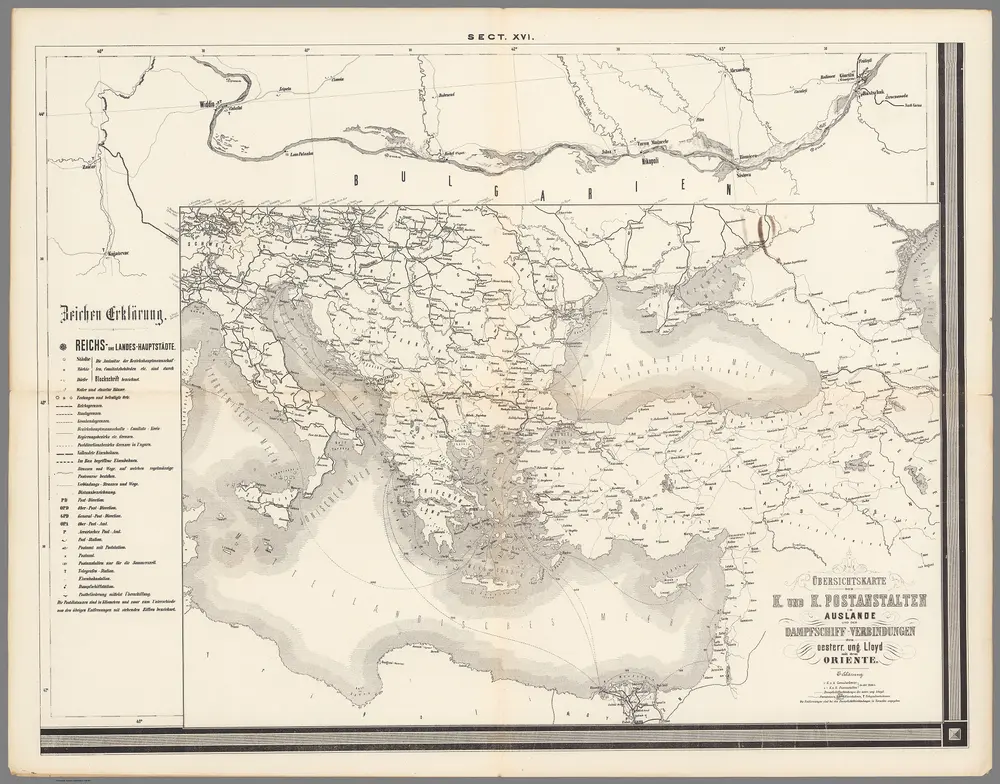 Sect. XVI. Post -und eisenbahn der Osterreichisch-Ungarischen Monarchie