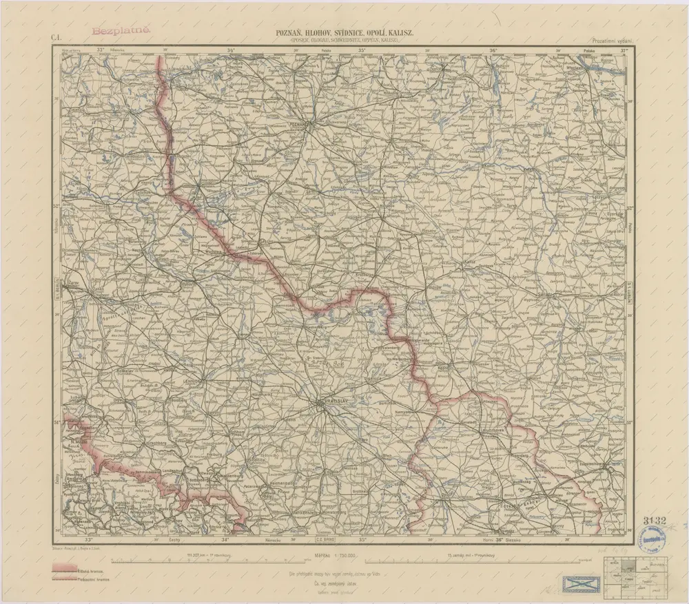 Bez titulu: Přehledná mapa střední Evropy