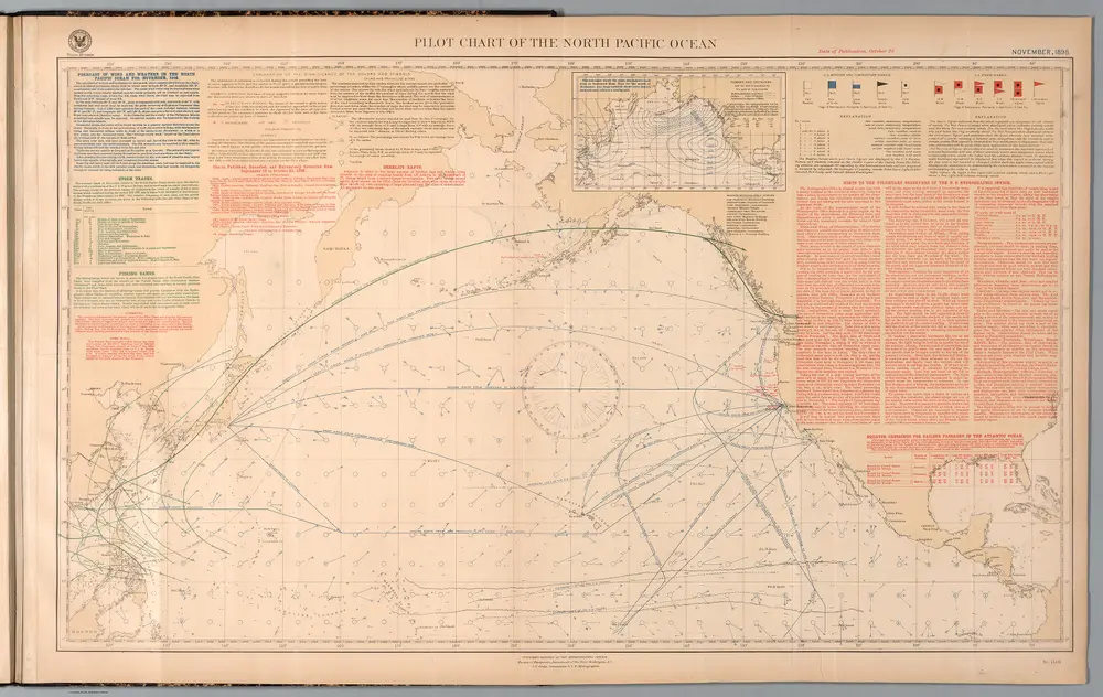 Pilot chart of the North Pacific Ocean : November, 1898.