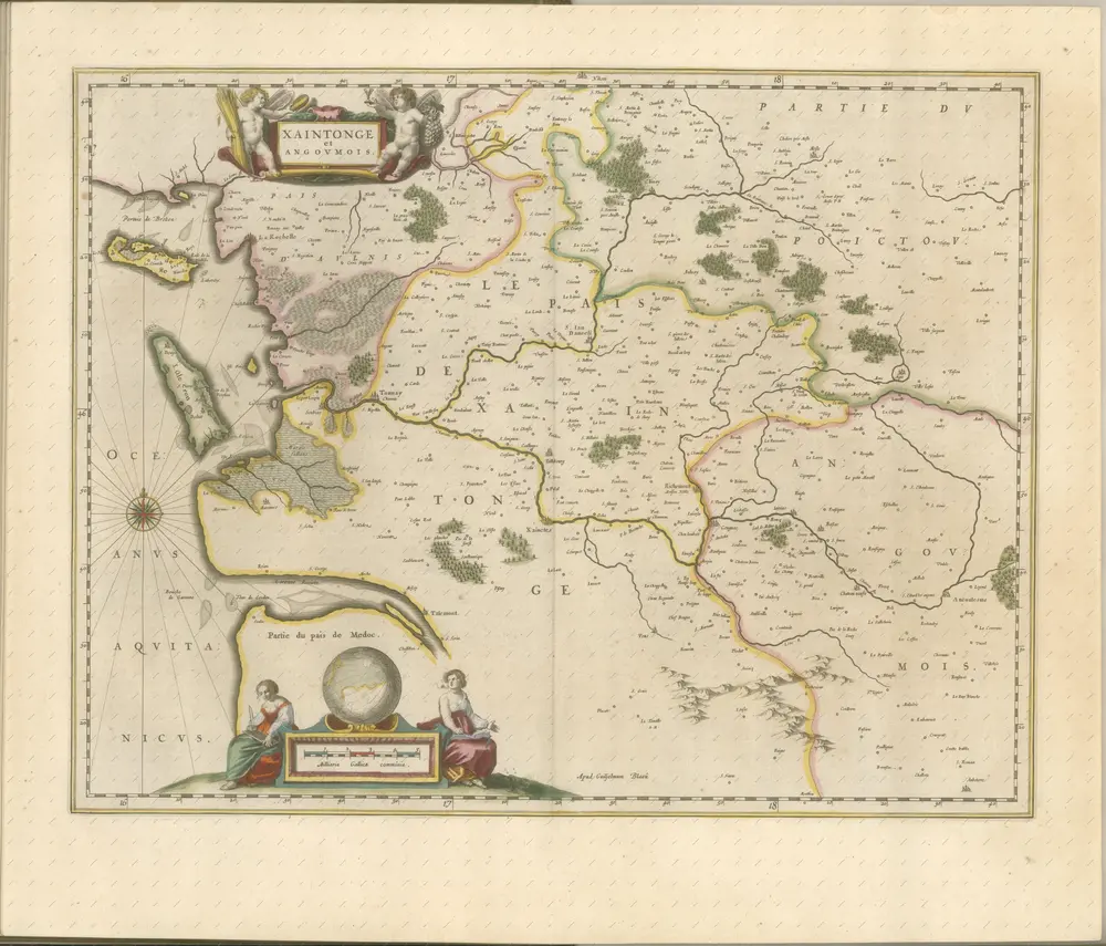 mapa z atlasu "Theatrvm orbis terrarvm, Sive Atlas novvs. Pars Secvnda."