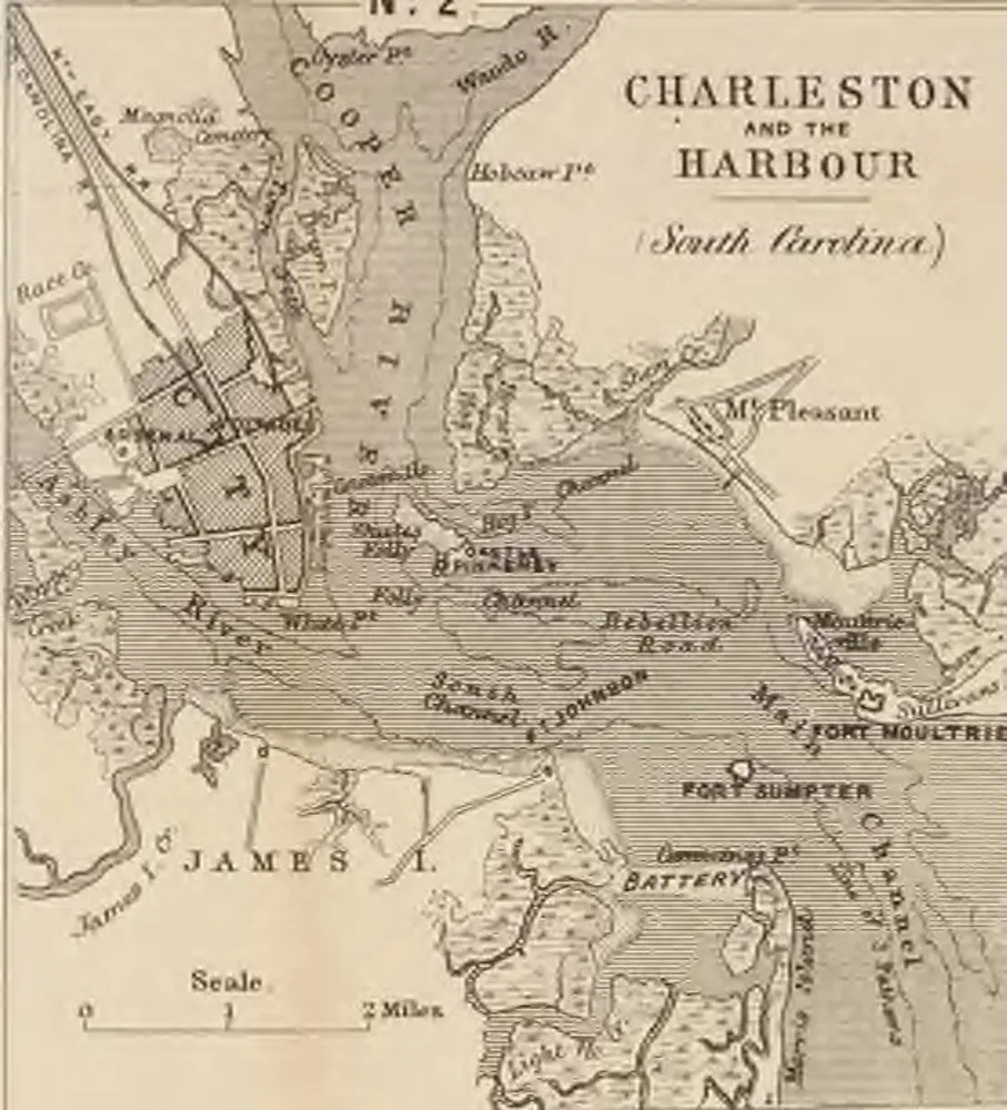 Strategic War Points of the United States no.2: Charleston and the harbour