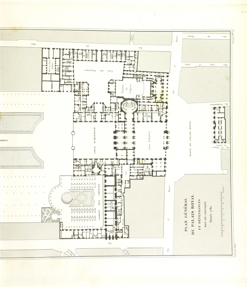 Histoire du Palais Royal. [By P. F. L. Fontaine. With plates.]