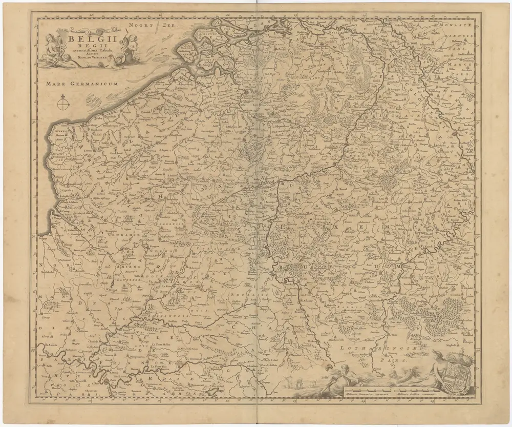 BELGII REGII accuratissima Tabula