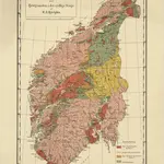 Geologiske kart 47: Geologisk oversigtskart over Fjeldgrunden i det sydlige Norge