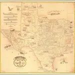 Pictorial Historical Map of Texas.