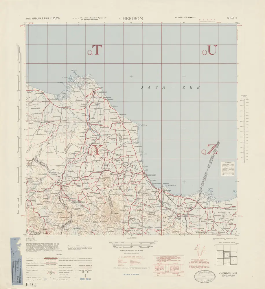 Cheribon / prepared under the direction of the Chief of Engineers, U.S. Army by the Army Map Service