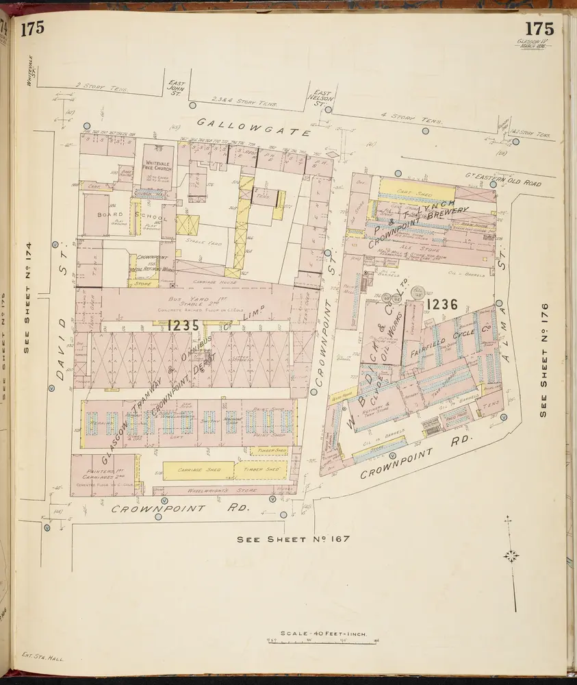 Insurance Plan of Glasgow Vol. IV: sheet 175