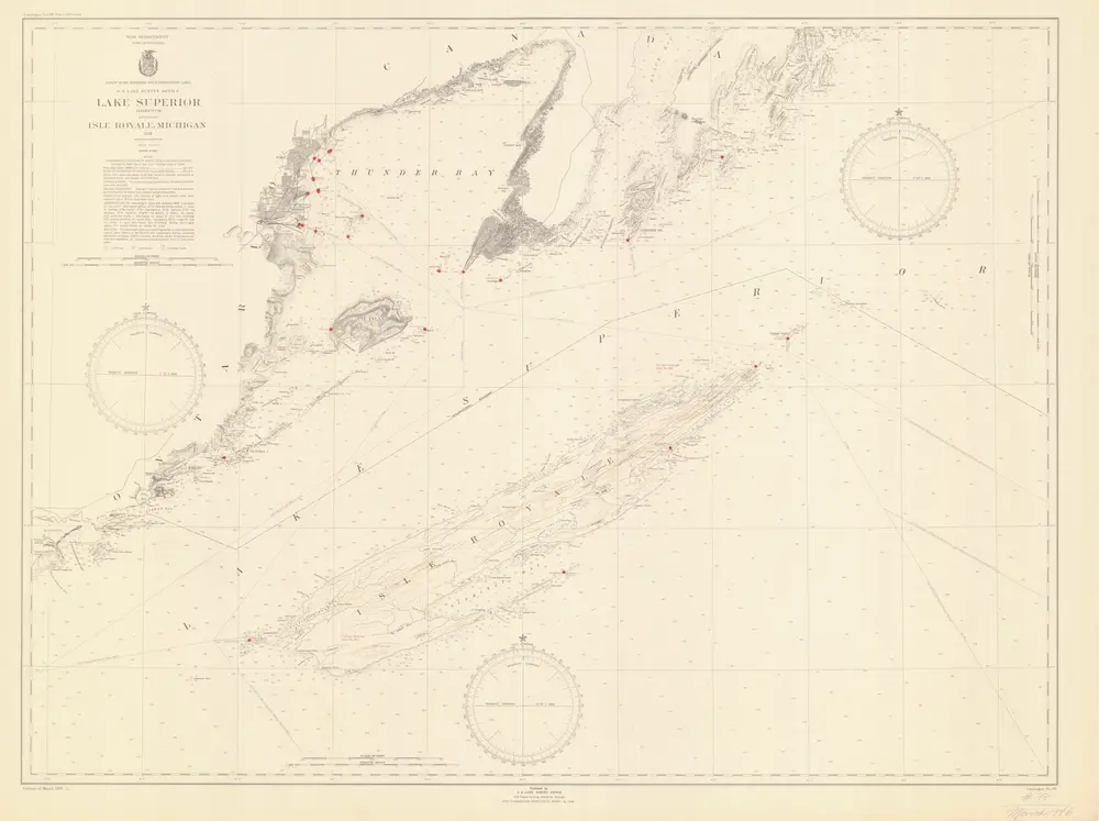 Lake Superior Including Isle Royale Michigan