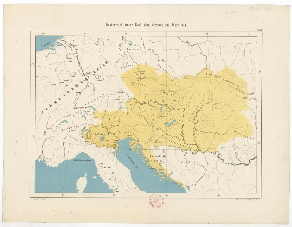 Oesterreich unter Karl dem Grossen im Jahre 814