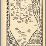 A Swell Map of New York Shewing the Way of the Transgressor.