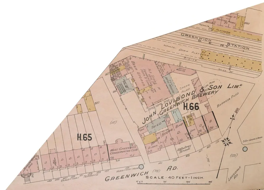 Insurance Plan of London East South East District Vol. H: sheet 13-2