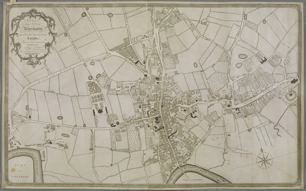 A PLAN, of the Town of Warrington: in the COUNTY PALATINE of Lancaster.