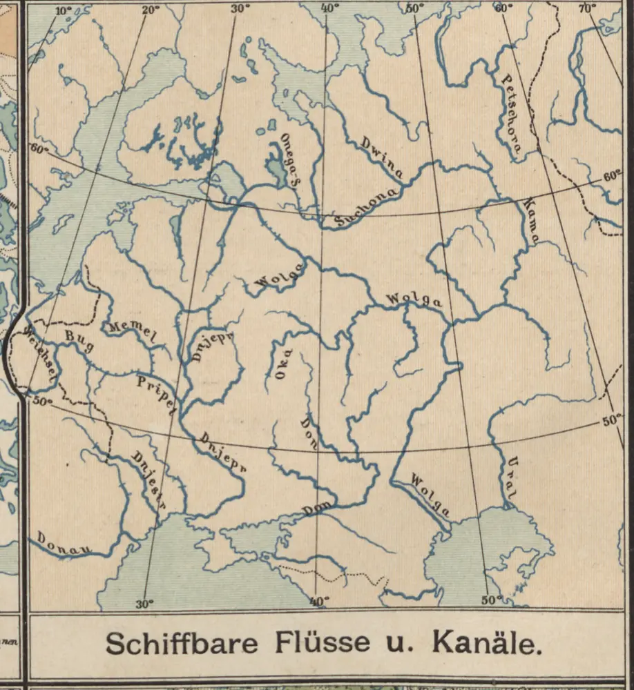 Schiffbare Flüsse u. Kanäle