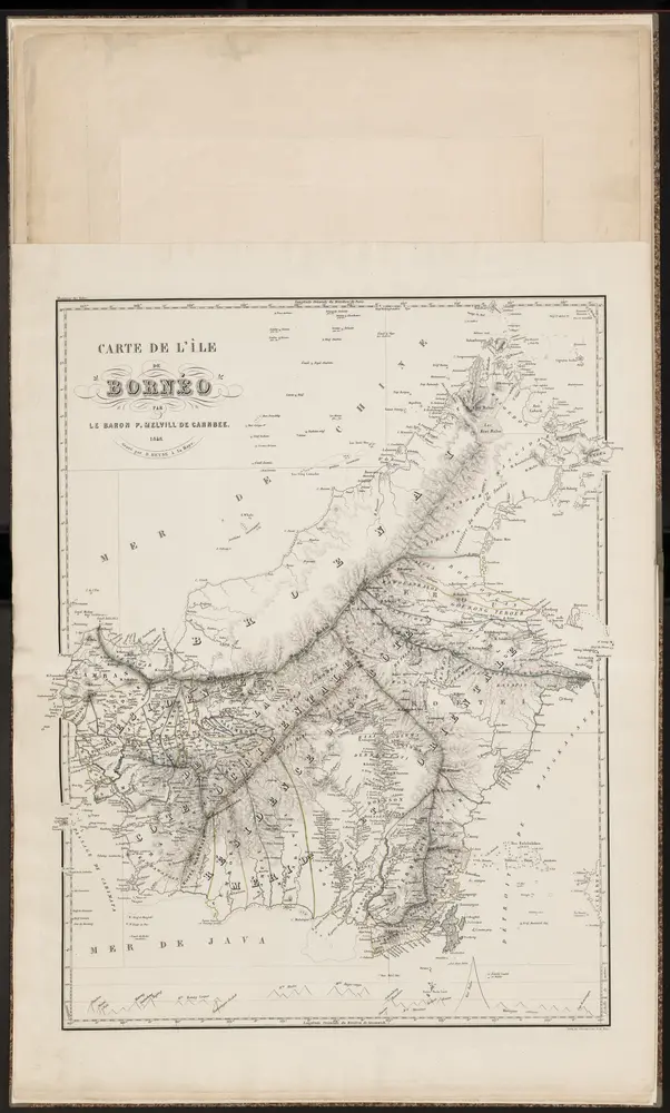 Carte de l'île de Borneo