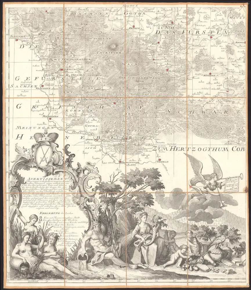 11. Gantz Neue Und Vollstaendige Geographische General=Charte vom Gantzen Churfürstenthum Sachsen mit allen einverleibten dazu gehörigen marggraffthümern, Fürstenthümern, Grafschafften, Stifftern und Herschafften auch andern fremden angrentzenden Laendern . . . 1763 . .