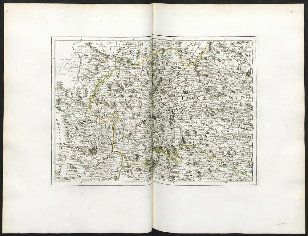 ATLAS TOPOGRAPHIQUE ET MILITAIRE Qui comprend Le Royaume de Boheme, les Marquisats de Moravie, et de Lusace, le Duche ́ de Silesie, la Haute et Basse Saxe, partie des Cercles de Westphalie et du Rhin et les Cartes ge ́ne`rales de ces etats, ou du The ́atre de la Guerre presente en Allemagne. Nouvelle e ́dition. /