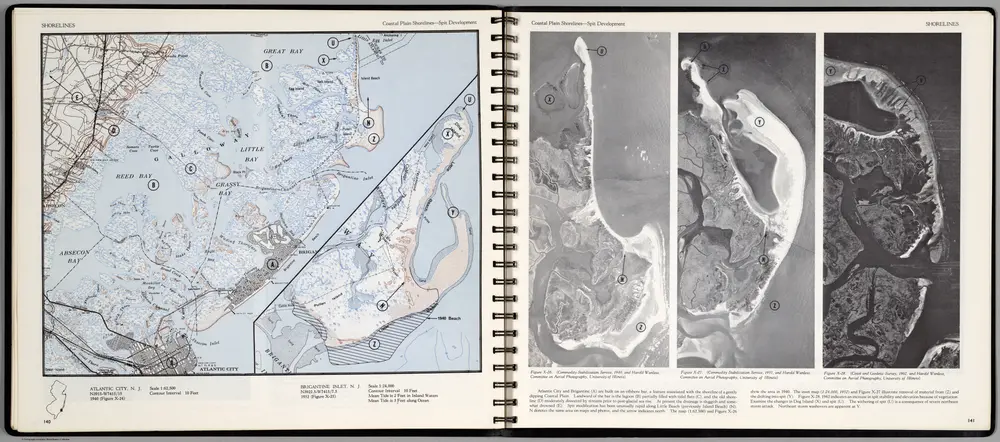 Shorelines. Coastal Plain Shorlines-Split Development. Atlantic City, N.J.