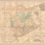 McMillan's Map Of New Brunswick 1867.