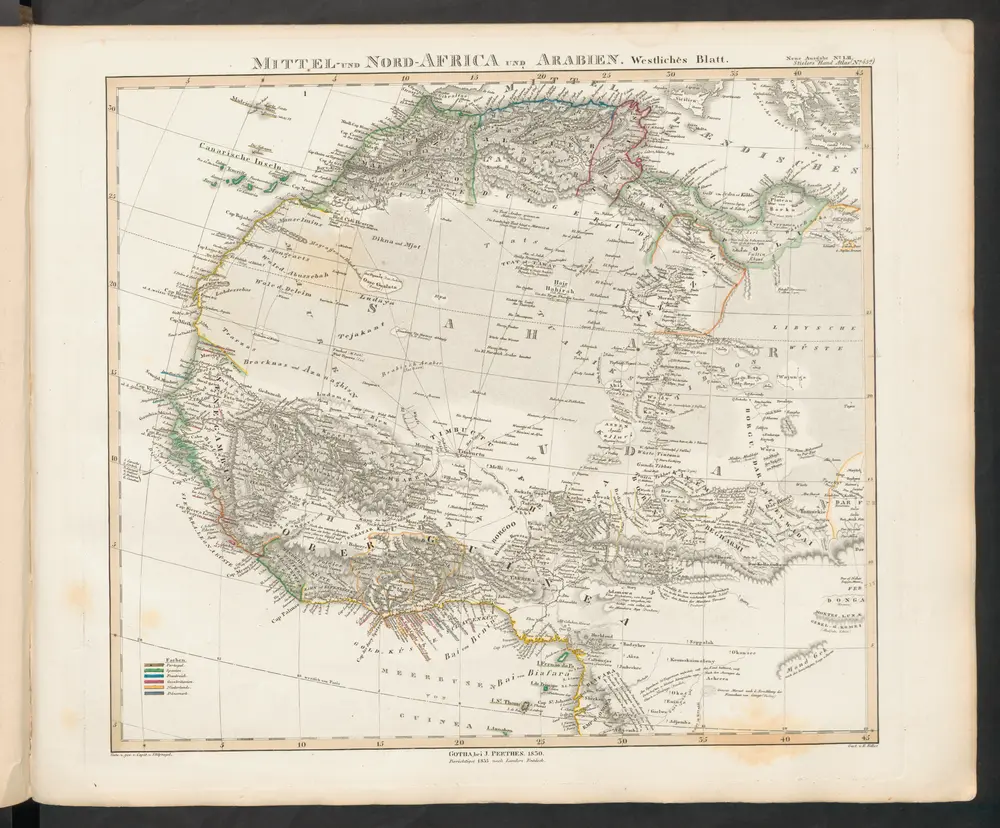 [Mittel- und Nord-Africa und Arabien, Westliches Blatt]