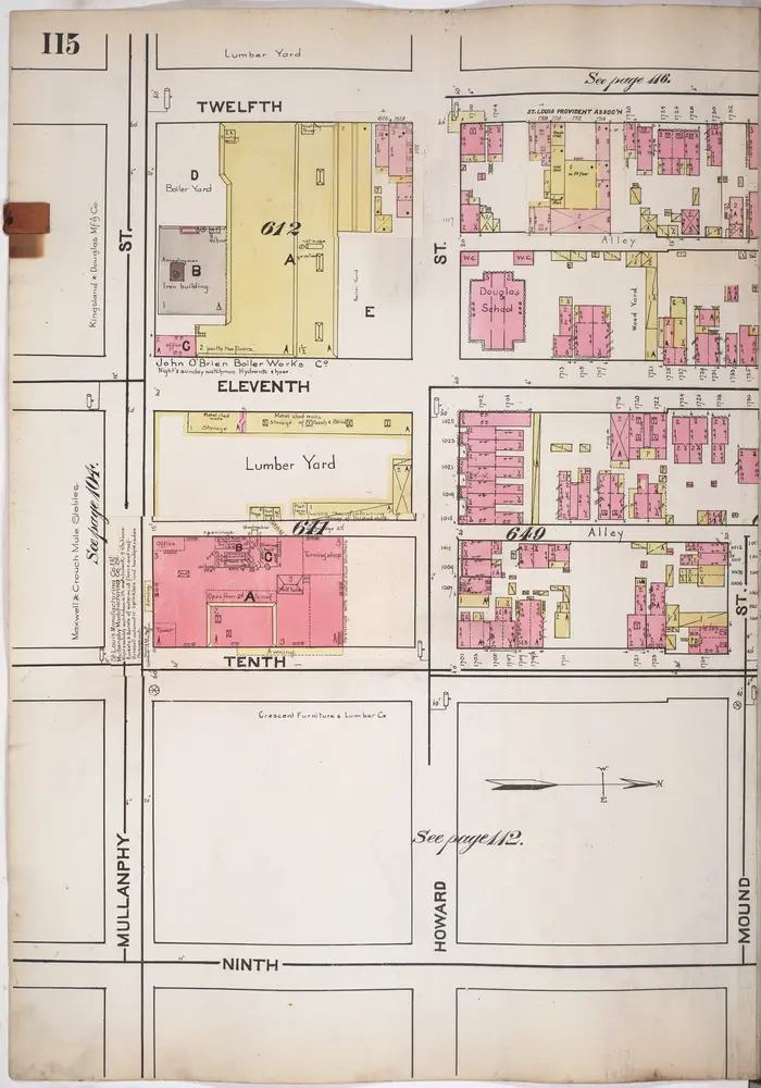 A. Whipple & Co.'s insurance map of St. Louis, Mo