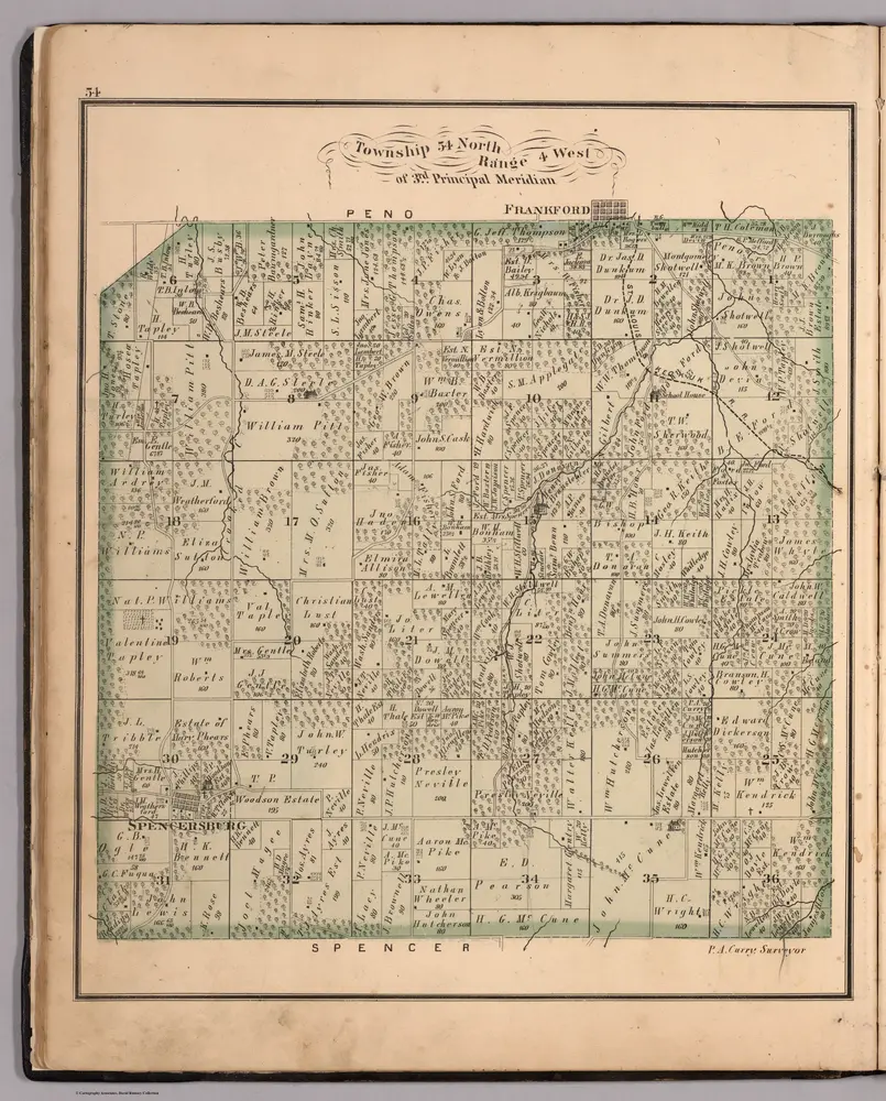 Township 54 North, Ranges 4 West of 3rd Principal Meridian, Pike County, Missouri.