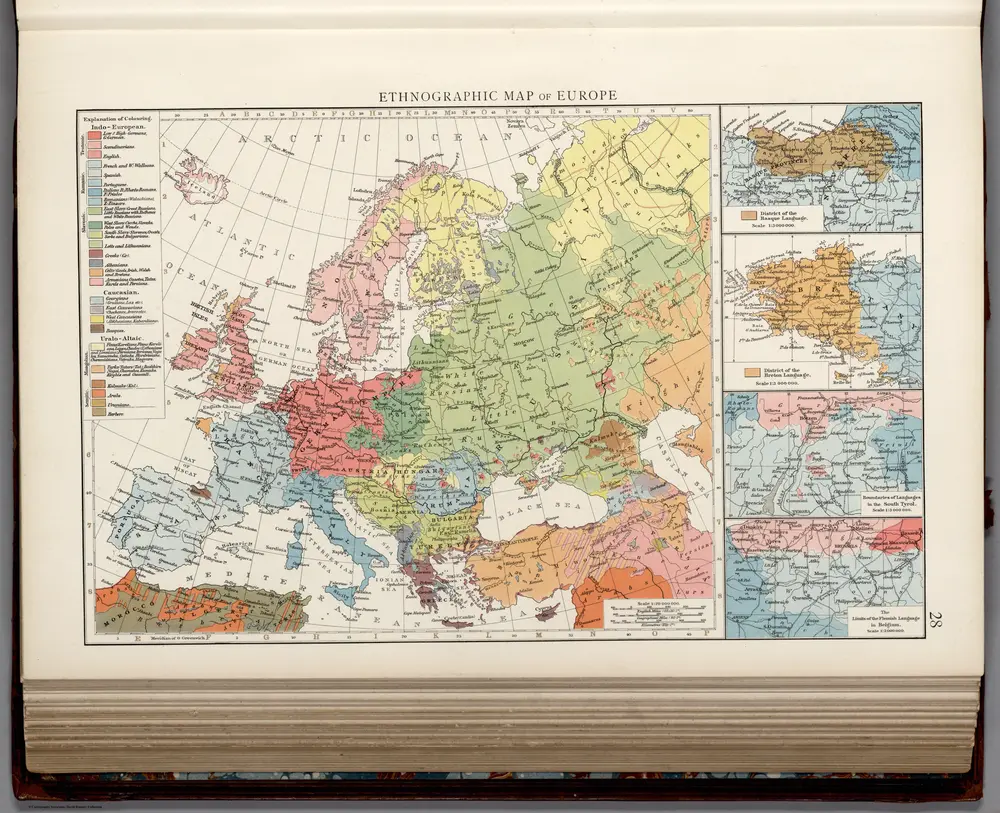 Ethnographic map of Europe