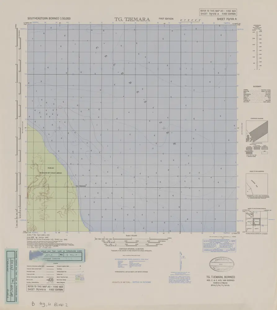 T[angoen]g Tjemara / published by Survey Directorate H.Q. SEALF ; prepared under the direction of the Chief of Engineers