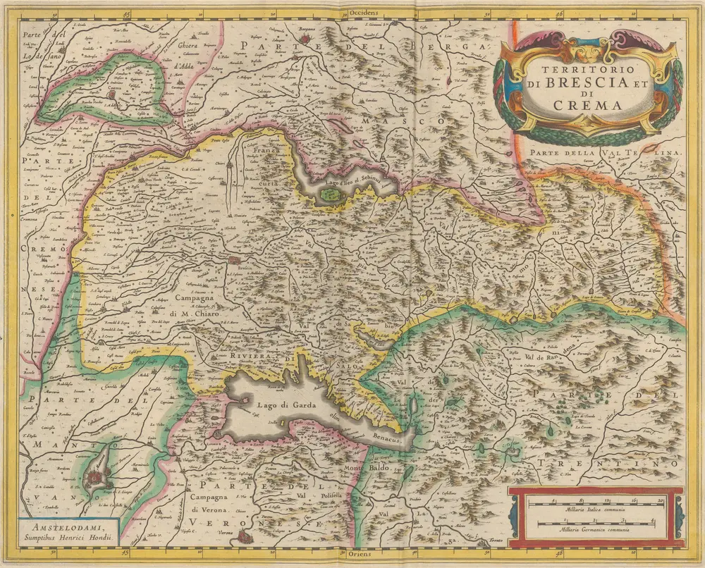 Territorio Di Brescia Et Di Crema [Karte], in: Gerardi Mercatoris et I. Hondii Newer Atlas, oder, Grosses Weltbuch, Bd. 2, S. 243.