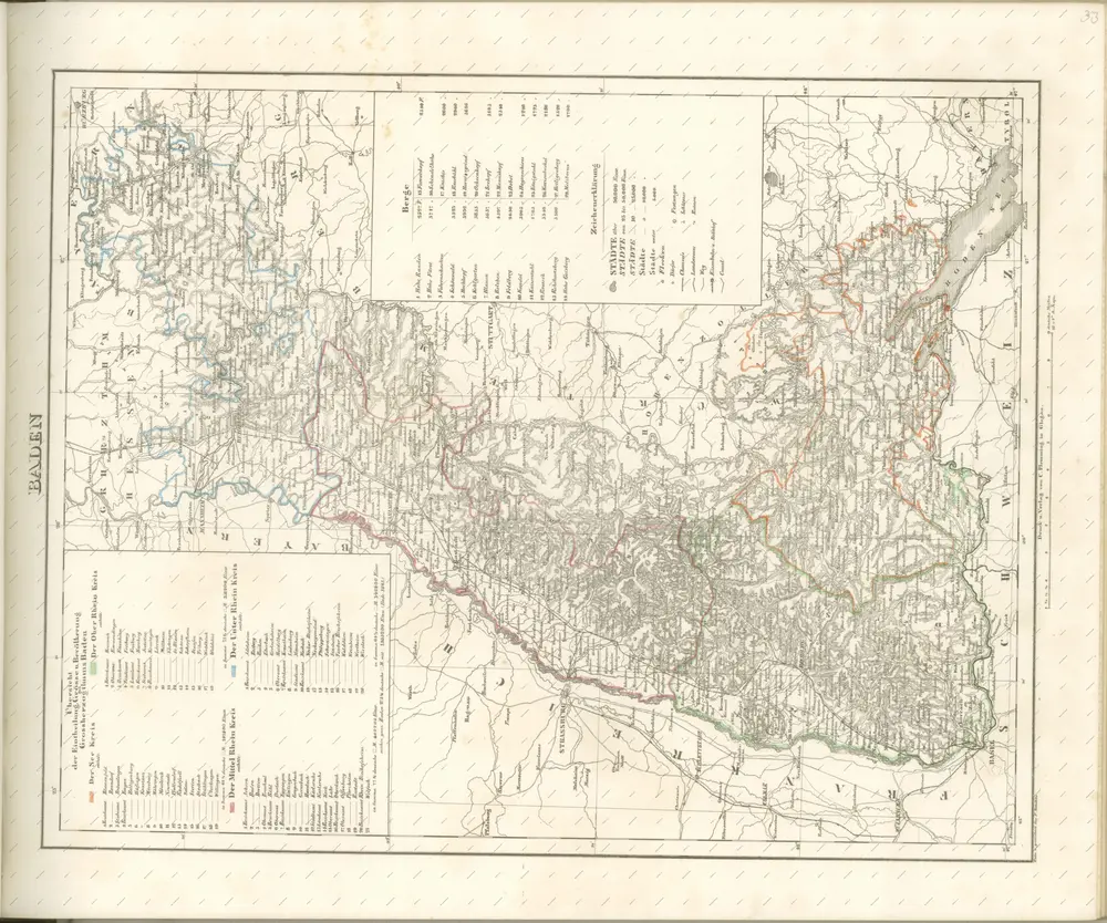 mapa z atlasu "Vollständiger Hand-Atlas der neueren Erdbeschreibung über alle Theile der Erde in 82 Blättern"