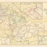 Železniční mapa Československé republiky