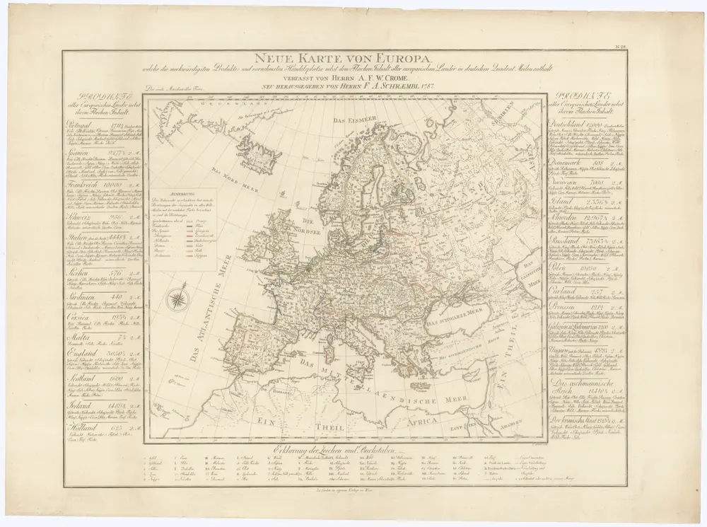 Neue Karte von Europa