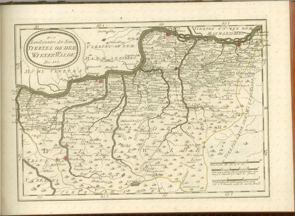 mapa z atlasu "Schauplatz der fünf Theile der Welt :"