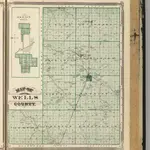 Map of Wells County. (with) Ossian, Wells Co.