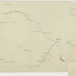 Schetskaartje voorstellende (volgens Leupe) het gebied van Benkoelen tusschen fort Marlborough en Tebing Tingih.