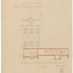 Winterthur: Technikum, projektiertes Maschinenlaboratorium, Kesselhaus und Anbau an die Maschinenhalle; Schnitt a-b