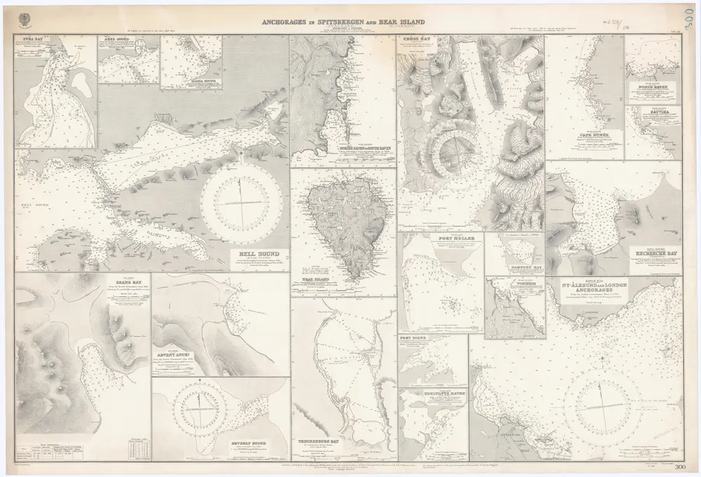 Anchorages in Spitsbergen and Bear Island