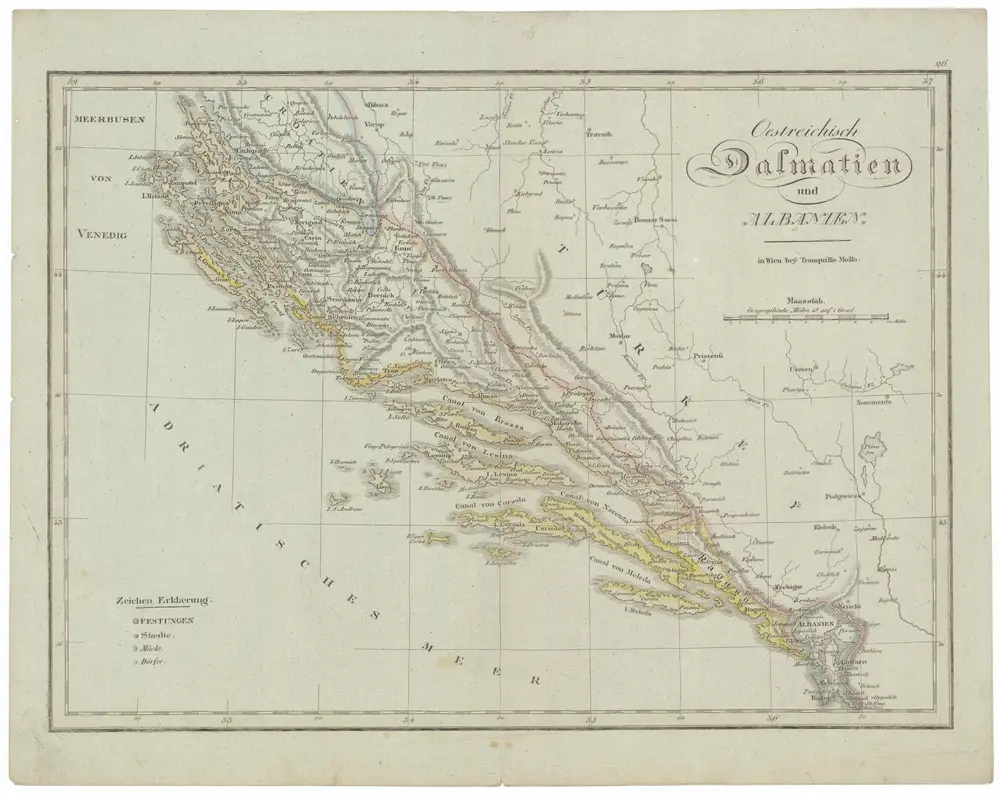 Oestreichisch Dalmatien und Albanien