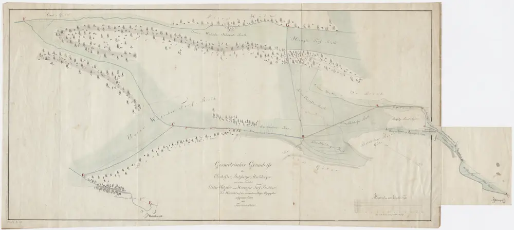 Hinwil: Die Torf-Riede Oberhof, Betzholz, Hellberger Moor, Unterwetzikon und Hinwil; Grundriss