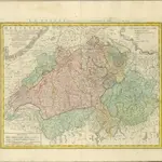 mapa z atlasu "Atlas compendiarius quinquaginta tabularum geographicarum Homannianarum :"