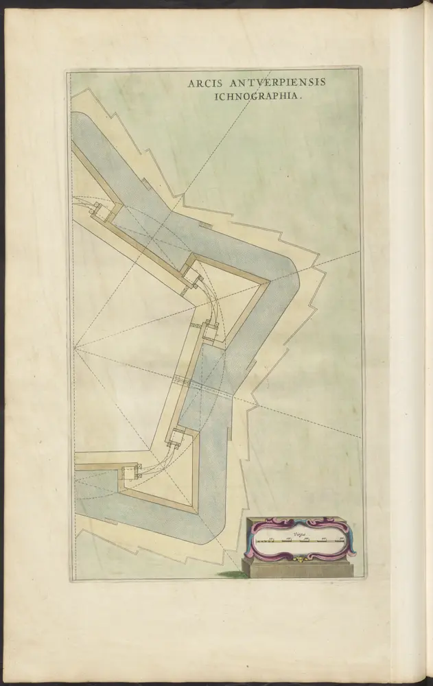 ARCIS ANTVERPIENSIS | ICHNOGRAPHIA : [fortification plan]