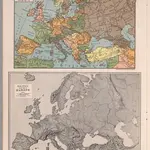 Europe 1914-1935 & Relif map of Europe