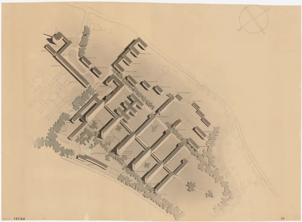 Zürich: Kantonsspital auf dem Burghölzliareal; Projekt 12134; Situationsplan