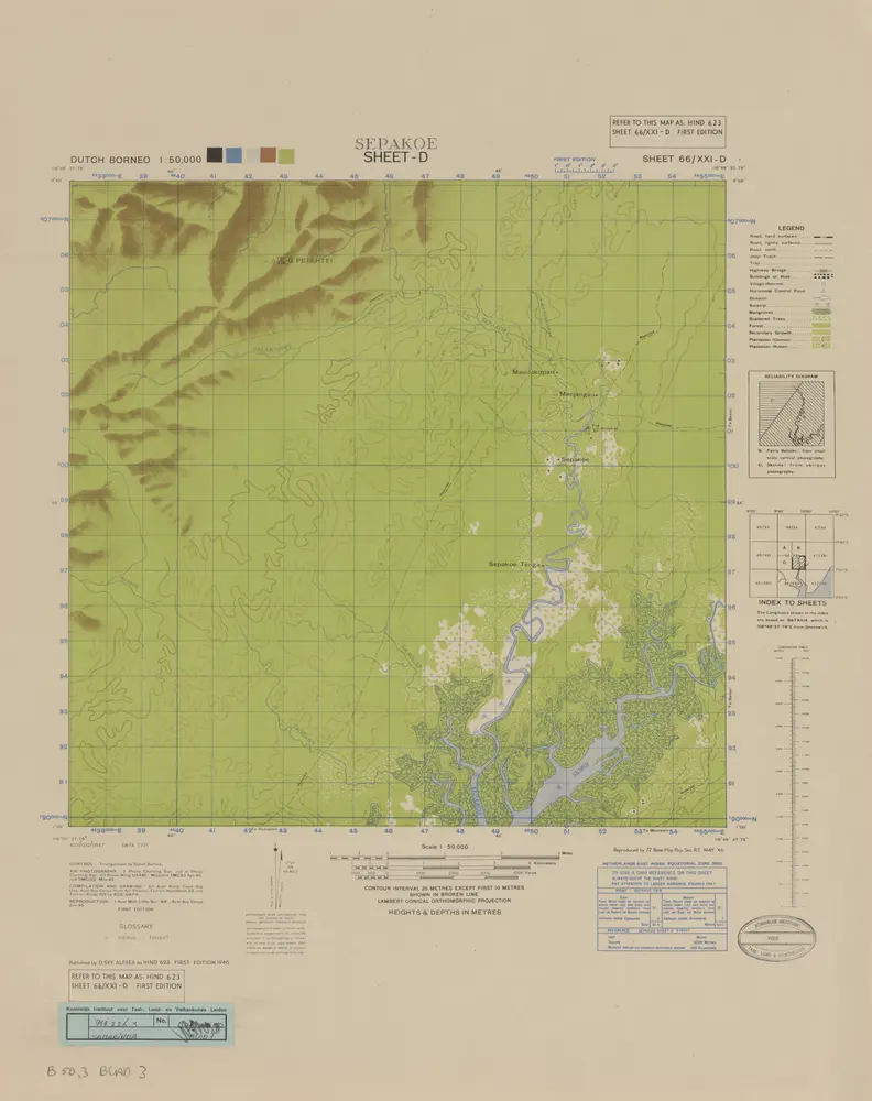 Sepakoe : sheet D / compilation: Aust[ralian] Army Topo[graphic] S[ur]v[e]y Co[mpan]y