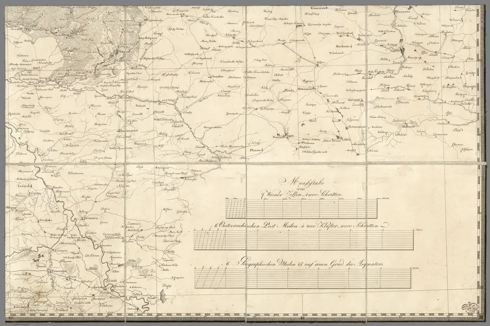 Sheet 12: Carte von West-Gallizien 1808