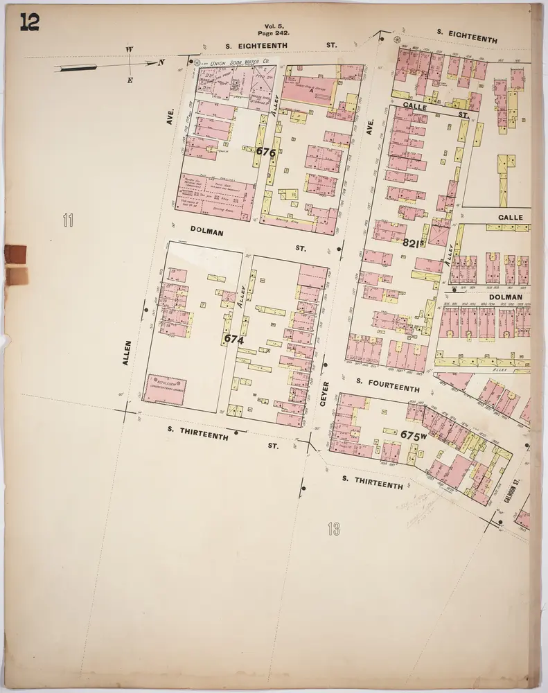 A. Whipple & Co.'s insurance map of St. Louis, Mo