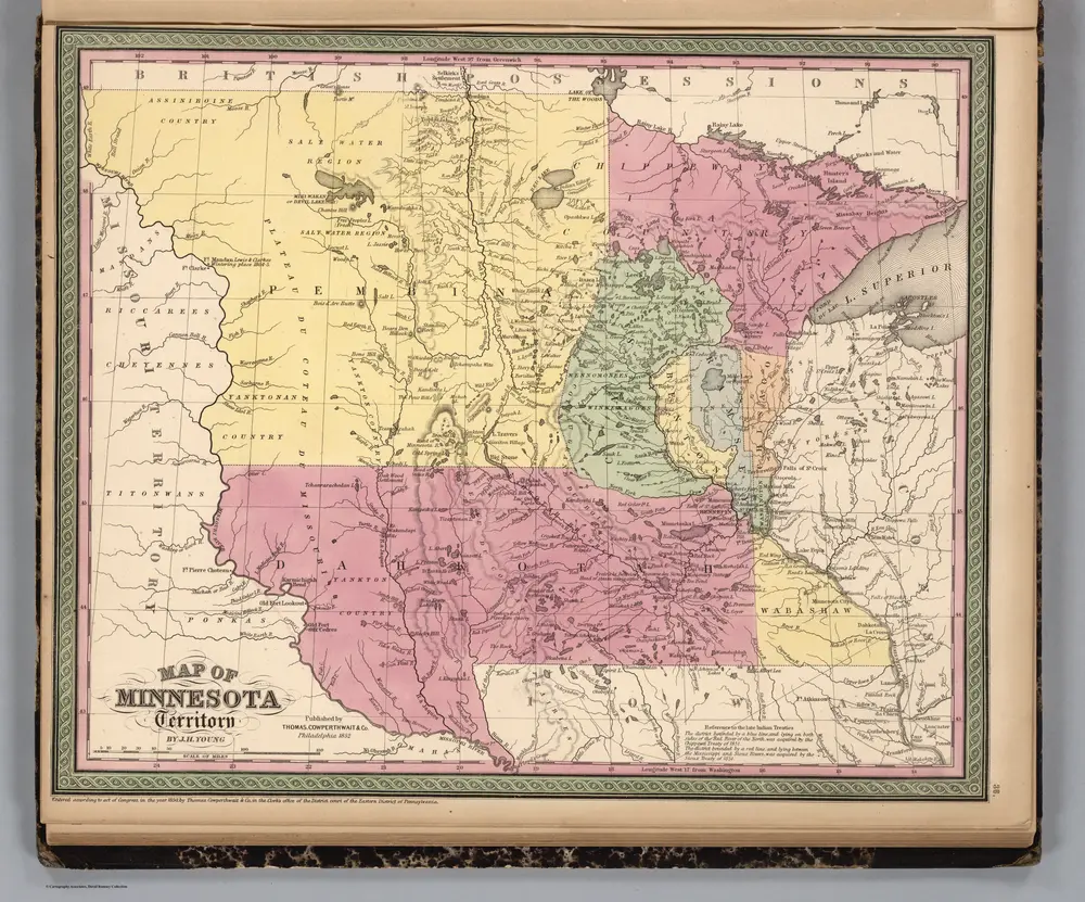 Map of Minnesota Territory