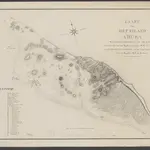 Kaart van het eiland Aruba / gevolgd naar de opmeting in den jare 1820 gedaan onder directie van den kapitein ter zee W.A. van Spengler en in den jare 1825 met verscheidene nieuwe bepalingen verrykt door den kapitein R.F. van Raders ; F. Etiennez [graveur?]