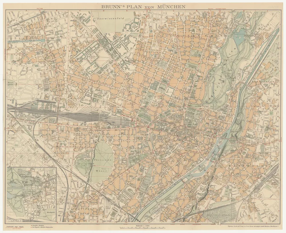 Brunn's Plan von München