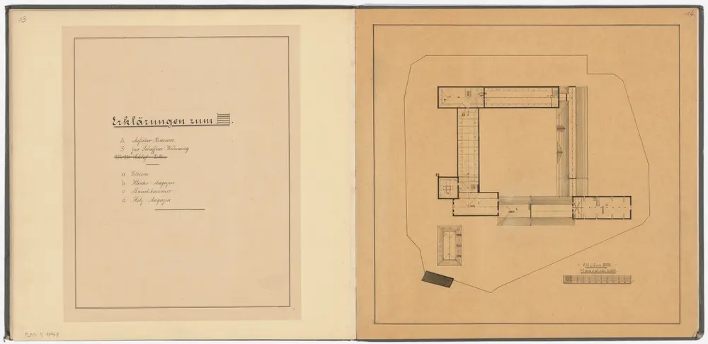 Kantonale Strafanstalt Oetenbach: 5. Boden; Grundriss