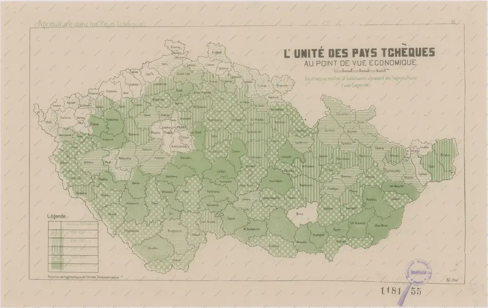 Sbírka map a diagramů použitých na mírových konferencích v Paříži v letech 1919 - 1920